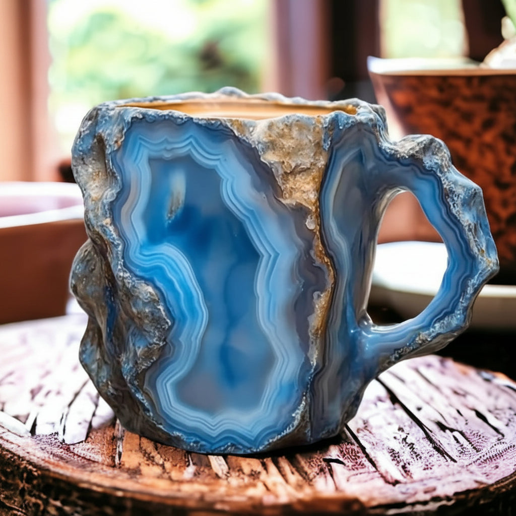 Tazza Decorativa Artigianale Design Unico E Naturale - Image 1