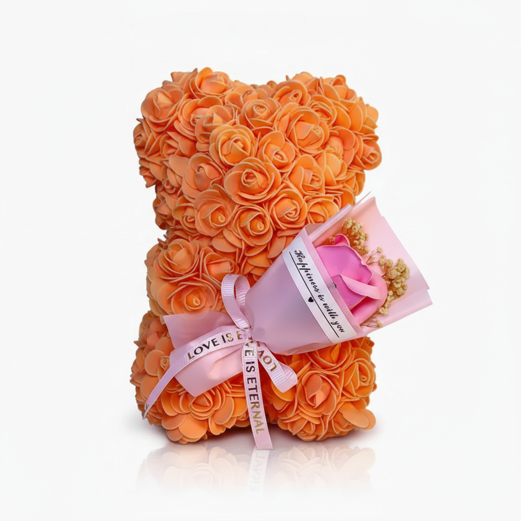 Red Roses Bear Perfect Valentine's Day Gift