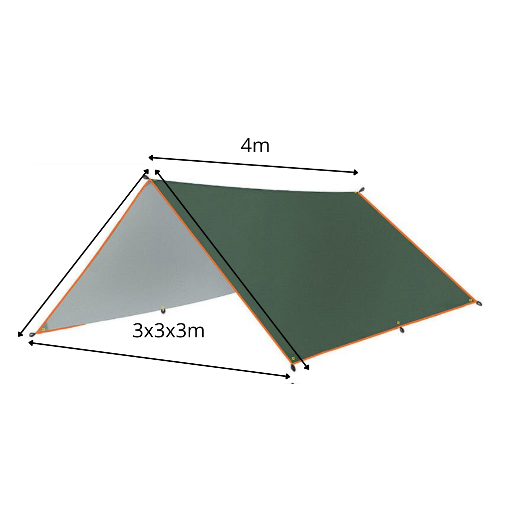 Telo Tarp Campeggio Riparo Outdoor Impermeabile - Image 3