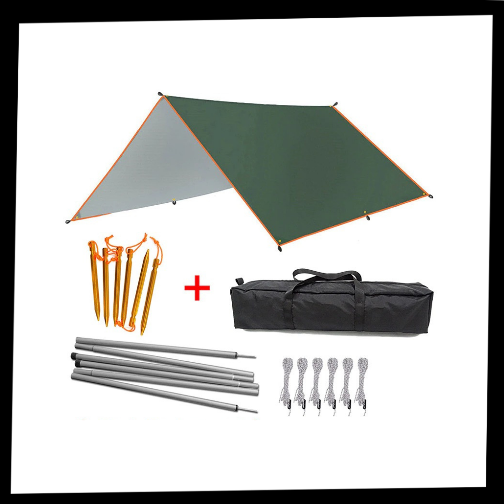 Telo Tarp Campeggio Riparo Outdoor Impermeabile - Image 7