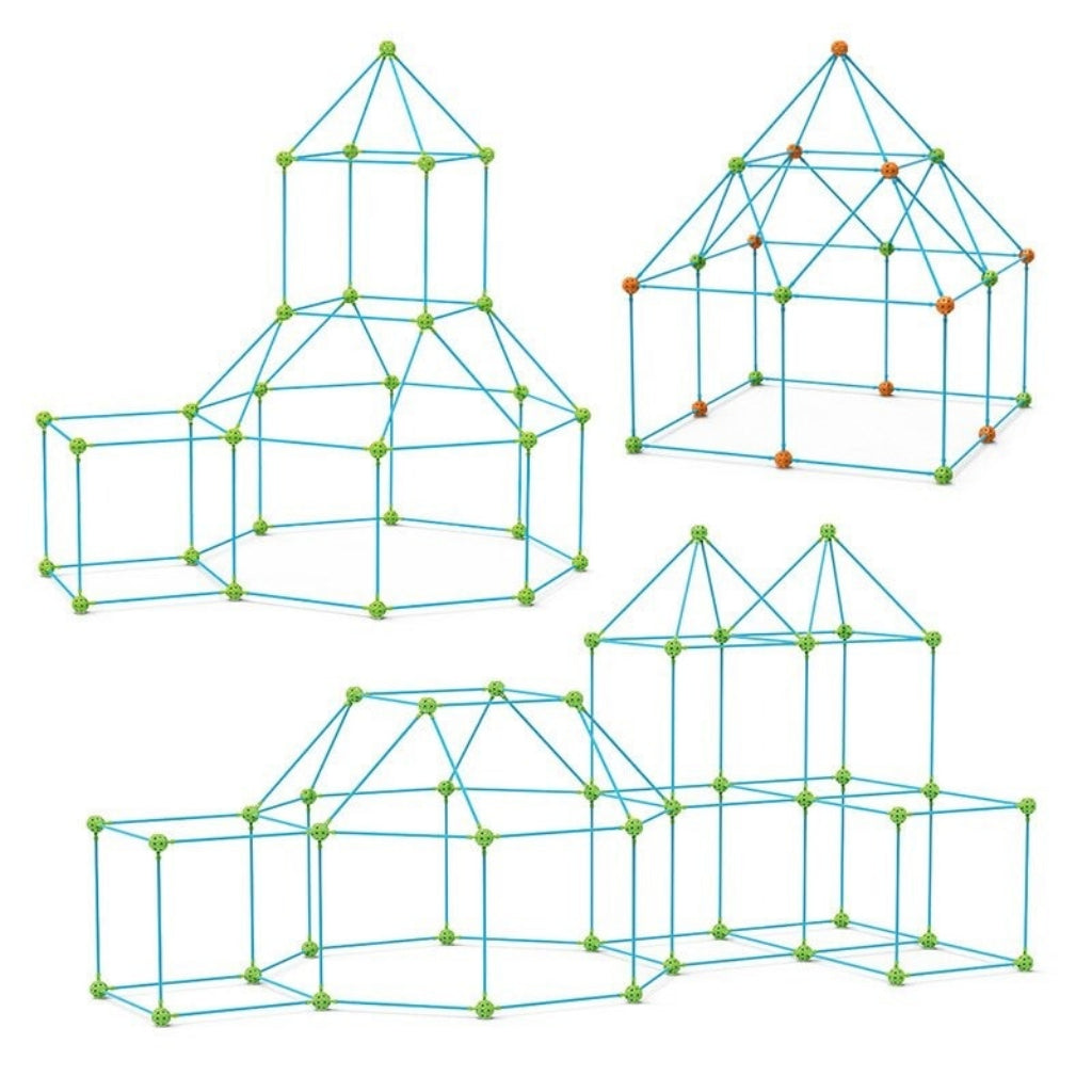 Tent Building Kit Creative Play Set Imagination Development - Image 8