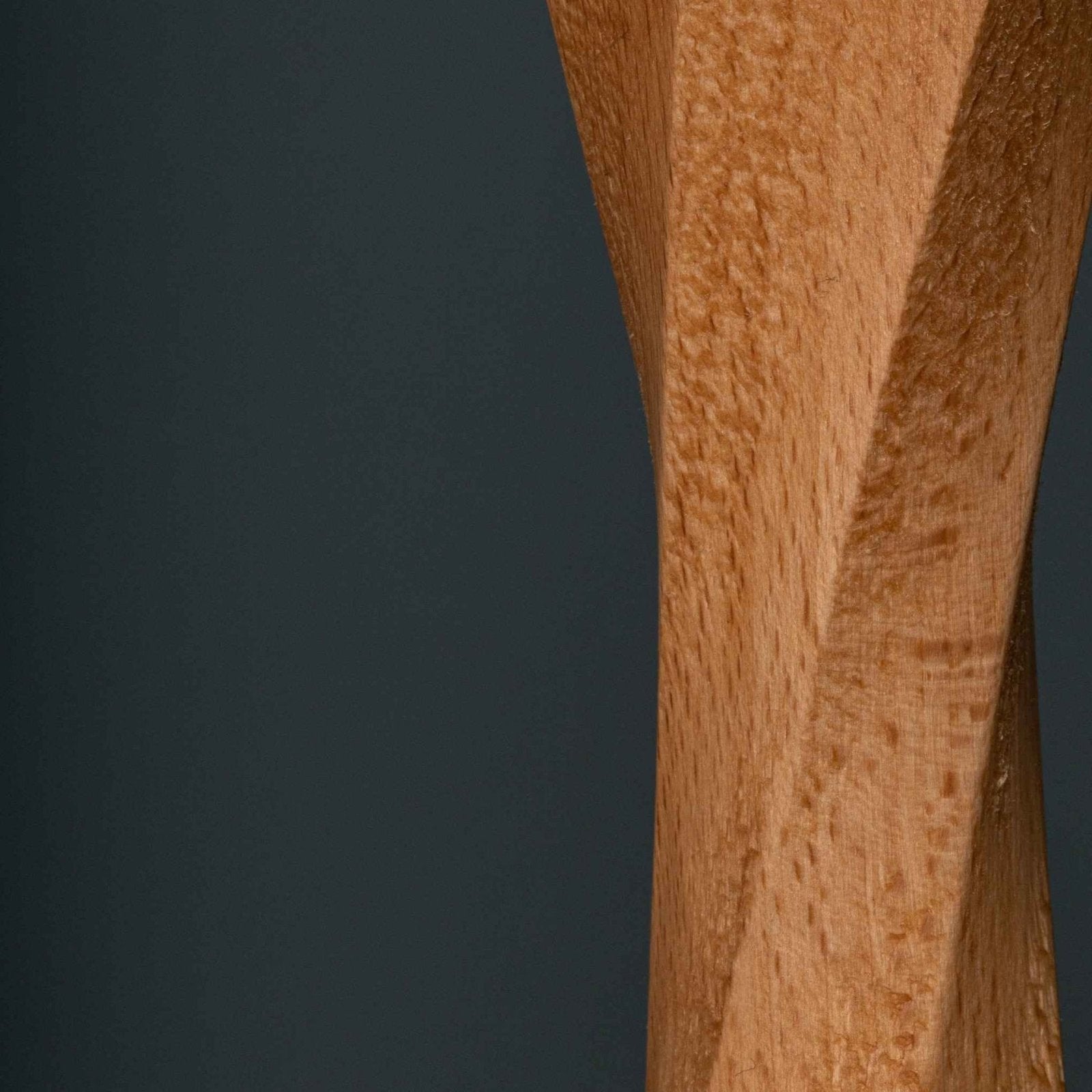 LumiWood - Modern Wooden Table Lamp with Fabric Lampshade | Scandinavian Design