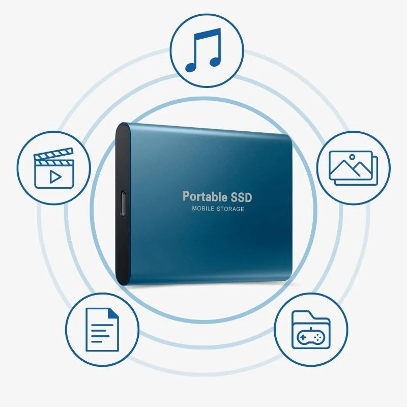 External SSD Storage USB Portable Data Storage Fast Transfer