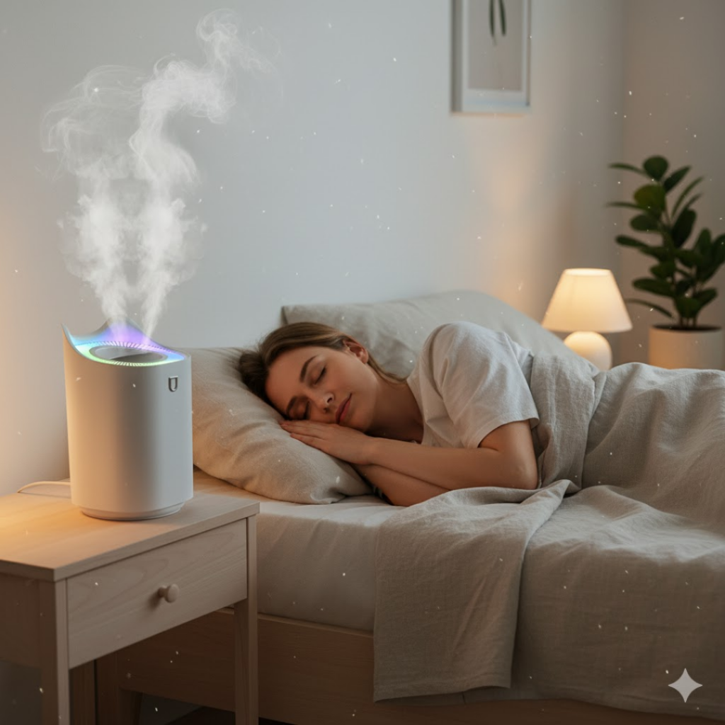 Umidificatore Elettrico Compatto Casa E Ufficio - Image 6