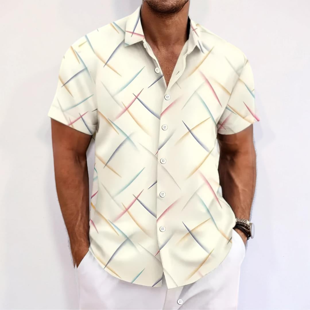 Uomo Camicia Manica Corta Fantasia | Camicia Casual - Image 6