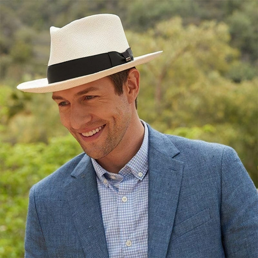 Uomo Cappello Panama Tesa Larga | Cappello Fedora - Image 4