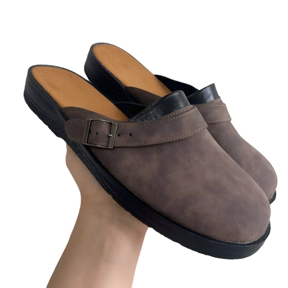 Uomo Ciabatte Chiuse Slip On Antiscivolo | Zoccoli Casa - Image 5