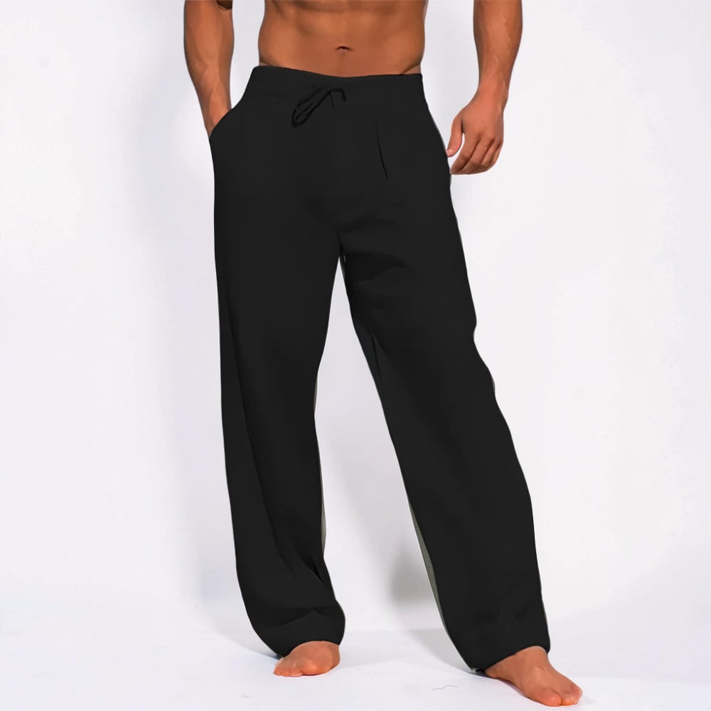 Uomo Pantaloni Casual Gamba Dritta | Pantaloni Mare - Image 4