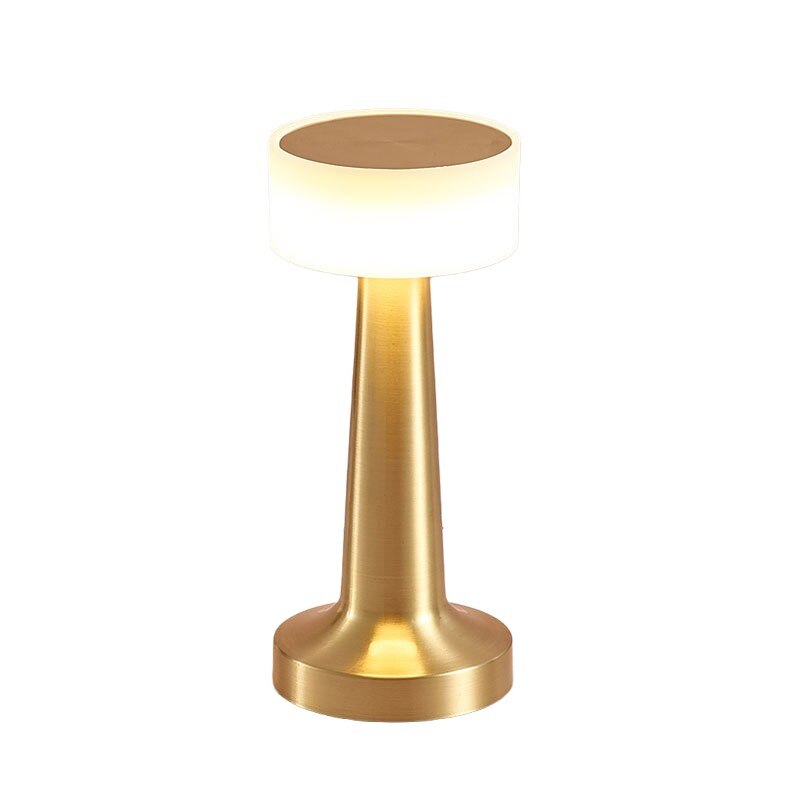 Lampada da tavolo moderna Halo wireless e ricaricabile con luce LED