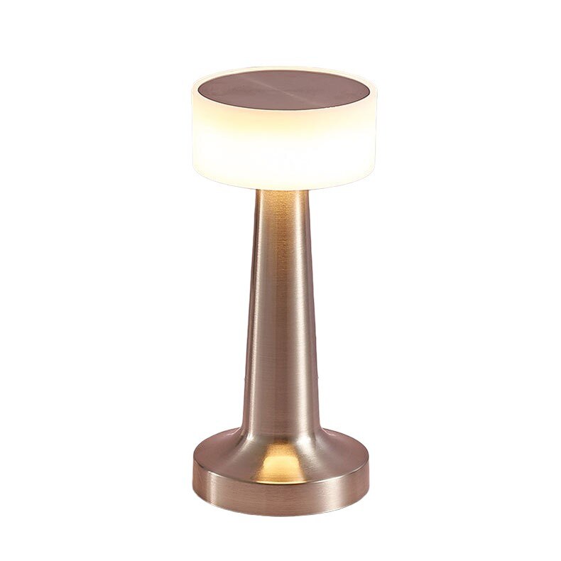 Lampada da tavolo moderna Halo wireless e ricaricabile con luce LED