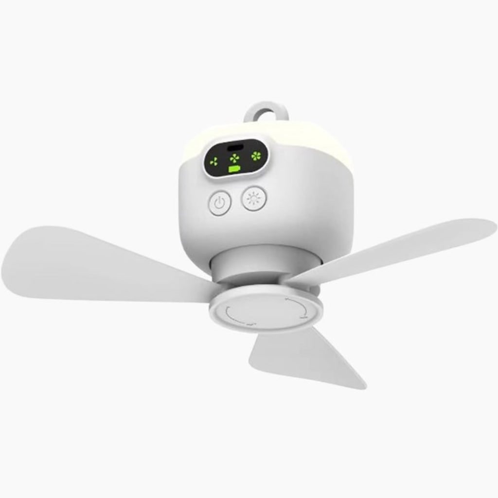 Ventilatore Portatile Campeggio Batteria Leggero - Image 5