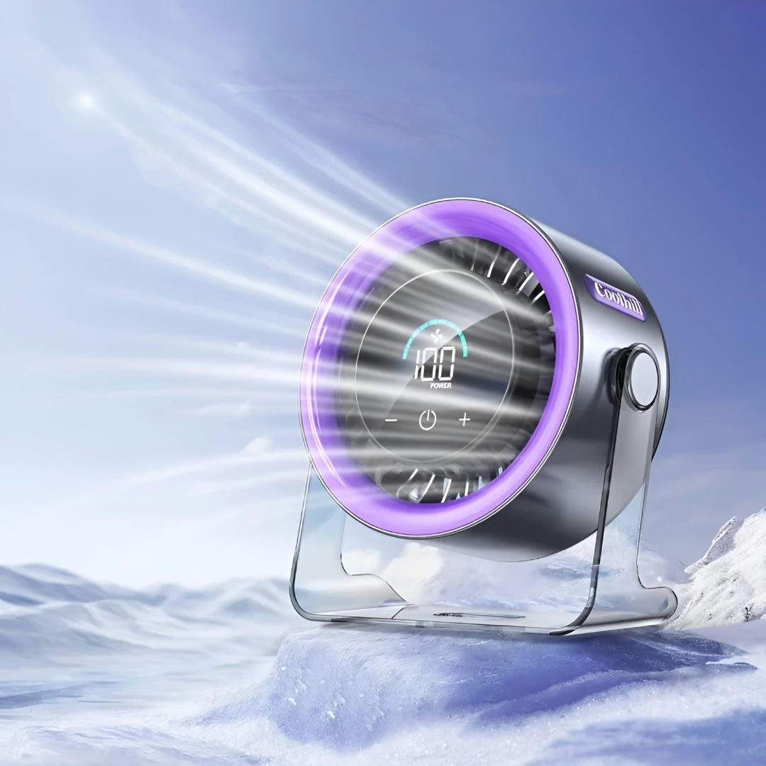 Ventilatore USB Silenzioso Scrivania Raffreddamento Portatile