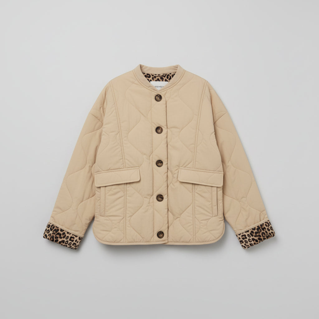 Giacca Donna Alla Moda Leopardo Stile Trendy Ogni Occasione