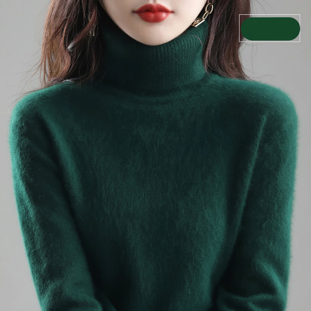 Ladies Soft Turtleneck Sweater Luxury Comfort
