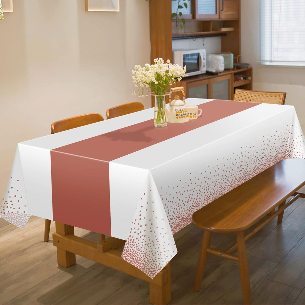 Disposable Plastic Tablecloth Party Event