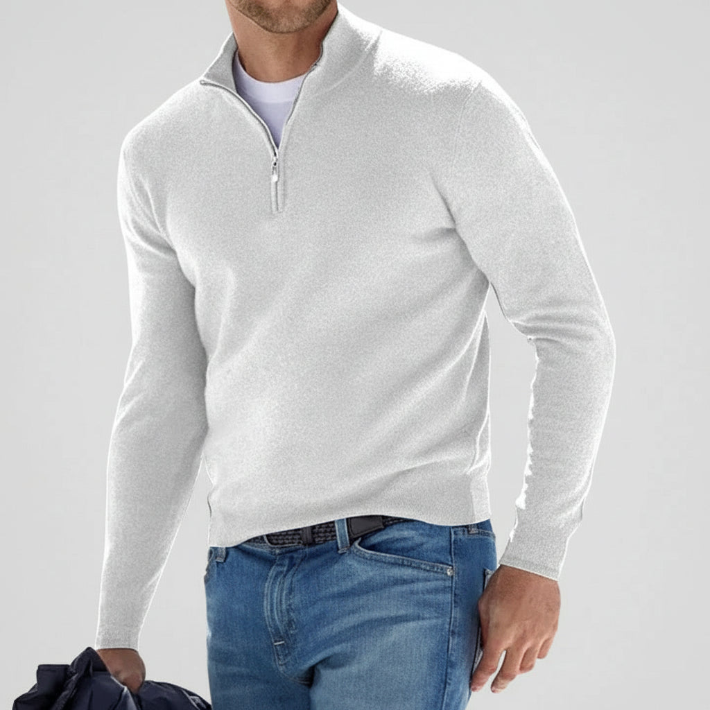 Men's Jumper Zip Knit Casual