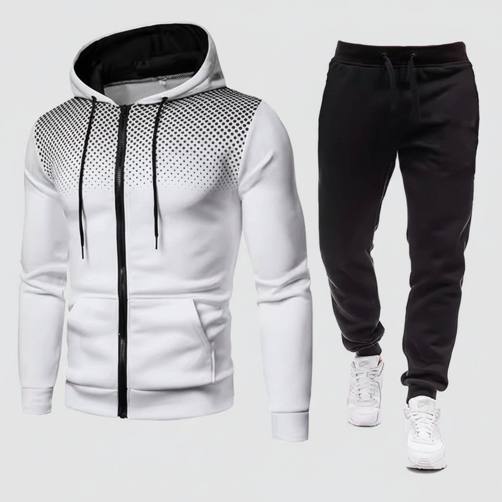 Conjunto de Chándal para Hombre Transpirable Deporte y Tiempo Libre