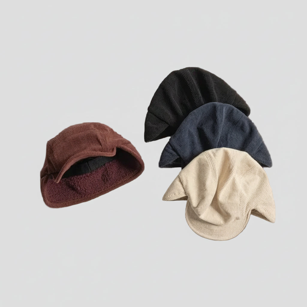 Winterpet Earflap Ribbed Fleece Unisex Warm
