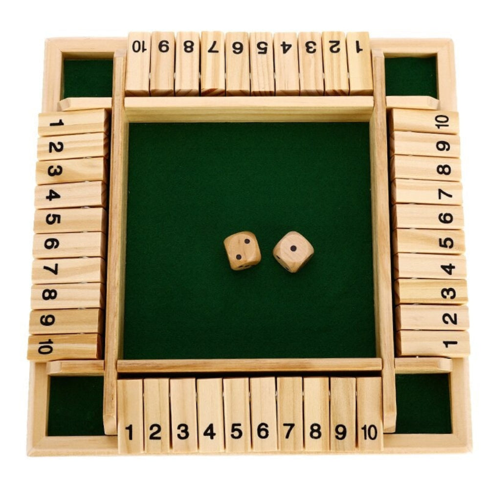 Women's Family Board Game Shut the Box Classic Wooden Fun Math Board Game - Image 5