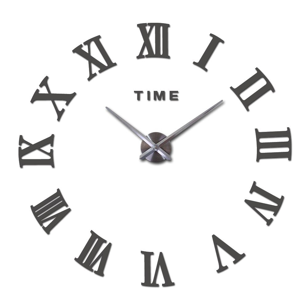 Reloj de pared 3D moderno para hacer tú mismo