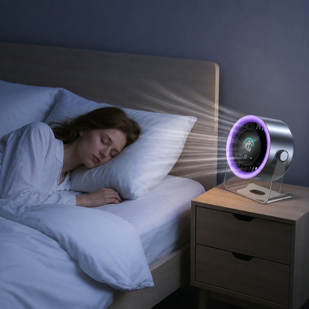 Silent USB Desk Fan Portable Cooling