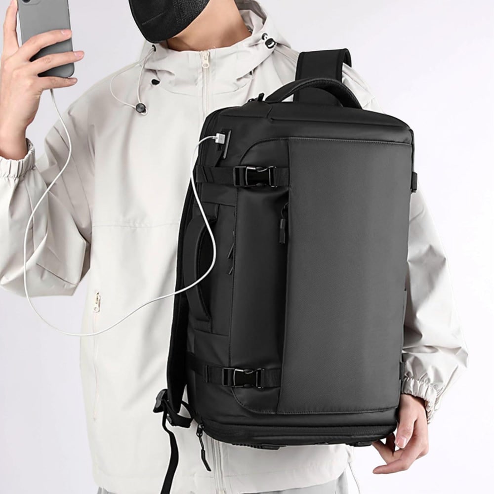 Zaino Porta PC Viaggio USB Organizzatore Bagaglio - Image 7